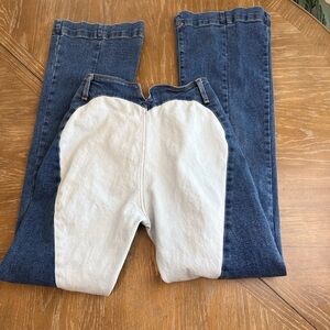 Revice True Romance Flare Jeans high waist heart